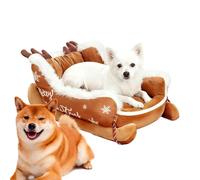 Sleigh Dog Bed Winter Christmas Puppy Sofa