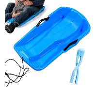 Sleigh Downhill - Sliding Snow Board, Lightweight, Sturdy Construction, Easy Control Ride | Ideal Ice Lawn Beach Recreation Youth Adults Kids Men Women Season Play