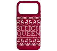 Sleigh Queen Holiday Party Funny Ugly Christmas Case for iPhone 17 Pro Max