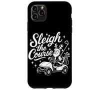 Sleigh The Course Funny Golf Holiday Santa Case for iPhone 11 Pro Max