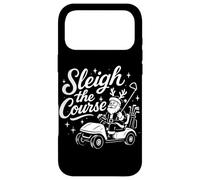 Sleigh The Course Funny Golf Holiday Santa Case for iPhone 17 Pro Max