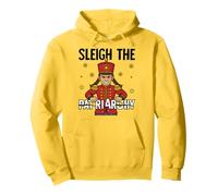 Sleigh The Patriarchy Christmas Women Nutcracker Feminism Pullover Hoodie