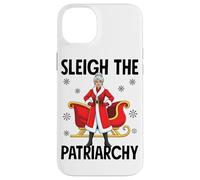 Sleigh The Patriarchy Feminism Christmas Feminist Santa Case for iPhone 14 Plus