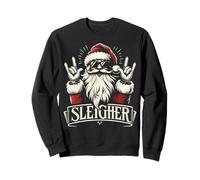 Sleigher Hail Santa Claus Christmas Rock Music Men Women Sweatshirt