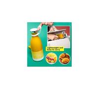 Slender Blender Portable Smoothie Maker, 350ml USB Rechargeable Mini Blender for Shakes & Protein Drinks | BPA Free, 50W Power, Easy Clean, Waterproof, Lightweight Personal Juicer Cup (Yellow)