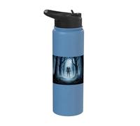 Slender Man Monster Horror Shadow Beings Urban Myth Stainless Steel Insulated Water Bottle
