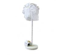 Slender Miniature Standing Lamp, Yellow Green Lamp
