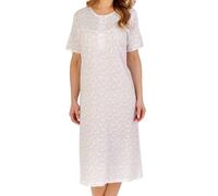 Slenderella Bamboo Butterfly Short Sleeve 42 Inch Nightdress (10/12, lilac)