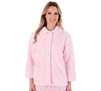 Slenderella BJ02315-PK Women's Pale Pink Bed Jacket Dressing Gown XXLarge