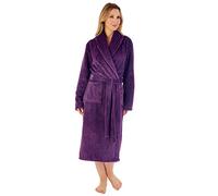 Slenderella Chevron Wrap Dressing Gown HC02318 Purple Small