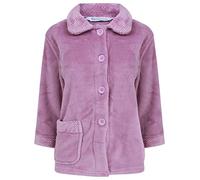 Slenderella Classic Button Opening Cosy Bedjacket (10/12, heather)