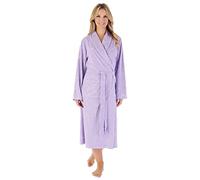 Slenderella Embossed Wrap Dressing Gown HC03312 Lilac Medium