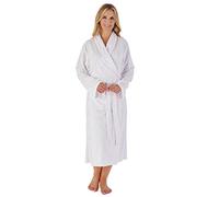Slenderella Embossed Wrap Dressing Gown HC03312 White XL