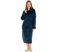 Slenderella HC88336 Women's Petrol Dressing Gown Small