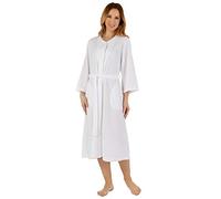 Slenderella Ladies Button Waffle Gown HC3302 White Large