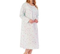 Slenderella Long Sleeve Cotton Nightie ND02201 Mint 10-12