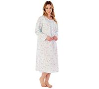 Slenderella Long Sleeve Cotton Nightie ND02201 Mint 16-18