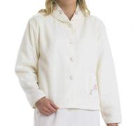 Slenderella Polar Fleece Buttoned Bedjacket (12/14, cream)