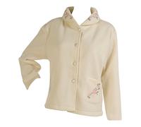 Slenderella Polar Fleece Buttoned Bedjacket (16/18, cream)