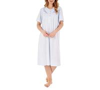 Slenderella Short Sleeve Jersey Nightdress ND88116 Blue 10-12