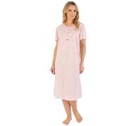 Slenderella Short Sleeve Jersey Nightie ND06101 Pink 20-22