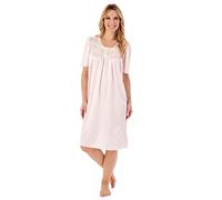 Slenderella Slippy Short Sleeve 40 inch Nightdress (10/12, Peach)