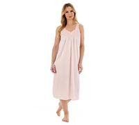 Slenderella Slippy V-Neck Sleeveless 44 inch Nightdress (20/22, Peach)