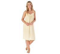 Slenderella Strappy Woven Nightie ND01230 Lemon 24-26