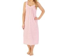 Slenderella Wild Thyme Build Up Shoulders Cotton 44 Inch Nightdress (20/22, blue)