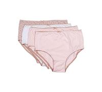 Slenders 4 Pack Cotton Midi Brief BF84 Pink XL