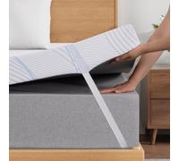 Sleremind Super King Size Mattress Toppers, Memory Foam Mattress Topper Super King Size Bed 10cm with Machine Washable Cover,Pressure Relief & Breathable,180 * 200 * 10cm