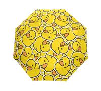 Sletend Automatic Umbrella One Touch Auto Open and Close Button Compact Travel Umbrella for Women Men Kid, Picture 25, One Size