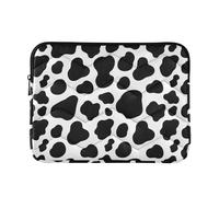 Sletend Cow Print Laptop Sleeve Case 13-14 Inch, All-Around Protection Compatible with MacBook Dell XPS Lenovo Laptop Briefcase Lightweight with Printing