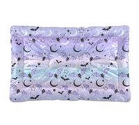 Sletend Purple Bat Moon Pet Bed Cute Dog Bed Mat Absorbing Non Slip Pad Pet Sleeping Mat for Small, Medium, and Large Dogs Puppy Cat 24 in x 18 in