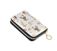 Sletend RFID Credit Card Holder Leather With Zipper Card Case Wallet for Women Girls, Color #09, One Size, Classic