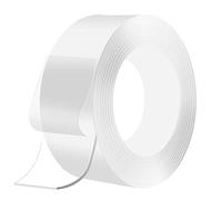 SLETIE Nano Double Sided Tape Heavy Duty, 3m x 2cm x 1mm Multi-Functional Transparent Reusable Nano Adhesive Tape, Washable Traceless Strong Gel Tape for Carpet, Photos Wall, Posters, Kitchen, Party