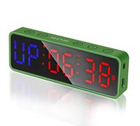SLEVIO Gym Timer - Interval Countdown Clock with Powerful Magnet, Portable Workout Timer for Home, Garage, Schools (Green)