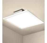 Slevoo LED Ceiling Light Flat 18 W, 2000 LM Super Bright Ceiling Lighting, 4000 K Neutral White Panel Lamp for Bathroom, Kitchen, Living Room, Bedroom, Hallway, 30 x 30 cm, White