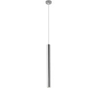 SLFFLS 3W Bar Pendant Brushed Nickel Long Tube Island Lights Fixture Spot Lamp Linear Chandeliers for Foyer Stair Entryway Dining Table Bedroom Kitchen Restaurant (Color :