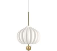 SLFFLS Chandelier, Minimalist Soft Chandelier,Creative Restaurant The Bar,Personality Room Study -Gold and Glass 33X46Cm