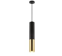 SLFFLS Cylindrical Long Tube Pendant Light Aluminum LED Suspension Lamp Height Adjustable Hanging Chandelier Fixture for Coffe Shop Resturant Bar Kitchen Island