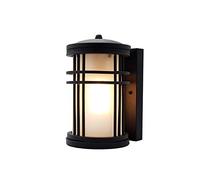 SLFFLS European Exterior Lantern Villa Outdoor Waterproof Lights Down Aluminum Home Outside Lamp Classic Art Entrance Park Wall Hanging Lighting Fixtures E27 Fitting 1-Ligh