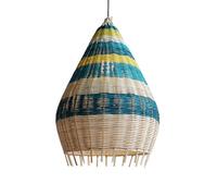 SLFFLS Farmhouse Pendant Light Fixtures,Wabi-sabi Art Illumination Rattan Cage Island H Large Wicker Vintage Chandelier For Dining Kitchen, Living Room,