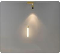 SLFFLS Gold Light Luxury Room Master Bedroom Head of A Bed Small Chandelier Minimalist Net Red Long Line Restaurantc,Luxury