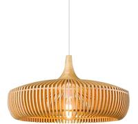 SLFFLS Japanese Style Wood Light Nordic Birdcage Kitchen Island Hanging Lamp Mid Century Vintage Farmhouse Chandelier for Living Room Bar Counter Dining Table Bedroom/Walnut/55Cm