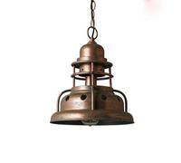 SLFFLS Lamp Retro Nostalgic Industrial Pendant Light Personality Lampshade Single Head Hanging - Restaurant Ceiling Lamps Café Wrought Iron Chandelier for Home Decor SY-89