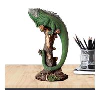 SLFFLS Resin Lizard Ornament - Synthetic Resin Ornament European Lizard Sculpture | Home Decor for Bedroom, Living Room, Entryway, Study Room