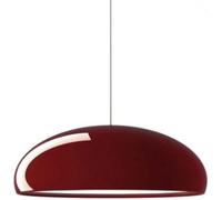 SLFFLS Retro Pot Lid Chandelier Colorful Pendant Light Minimalist Industrial Ceiling Single Head Chandeliers Corridor Bar Study Living Room Hanging Lights (Color : White, S