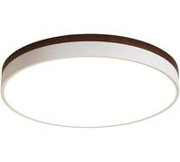 SLFFLS Round Study Light Nordic Creativity Black Mahogany Kitchen Island Ceiling Lamp Tri-Tlight Energy Saving Mid Century Hallway Chandelier for Bedroom Aisle Stairs/50Cm