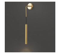 SLFFLS s, All Copper Bedroom at The Head of A Bed with Bar Hanging Line Spot Light Background Wall Long Light,A-walllamp100cm-Neutrallight